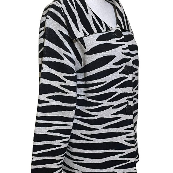 Chicos Evening Caves Dara Cardigan Sweater Cardigan pat -  size 2 - Picture 3 of 7